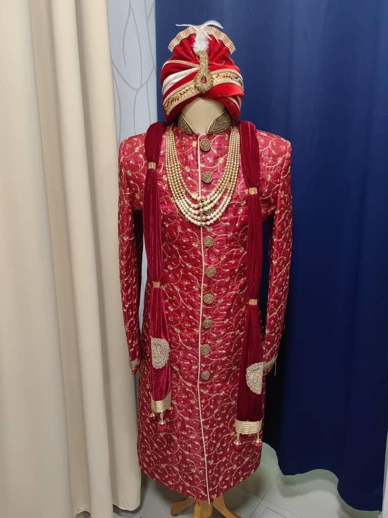 Grand Sherwani Red