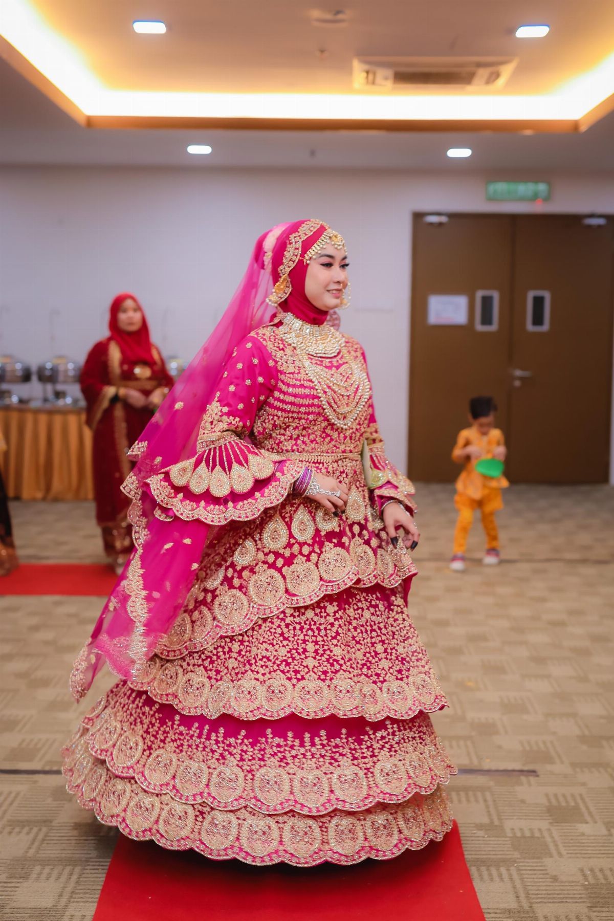 Grand Trailcut Rani Pink Lengha