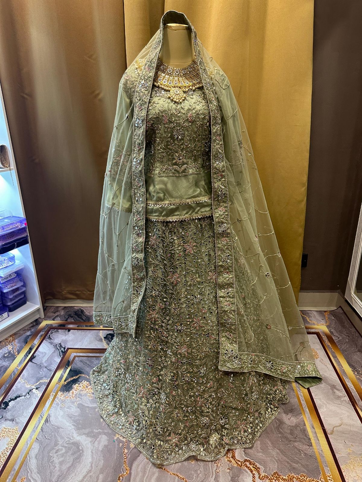 Grand Mirror Green Tea Lengha