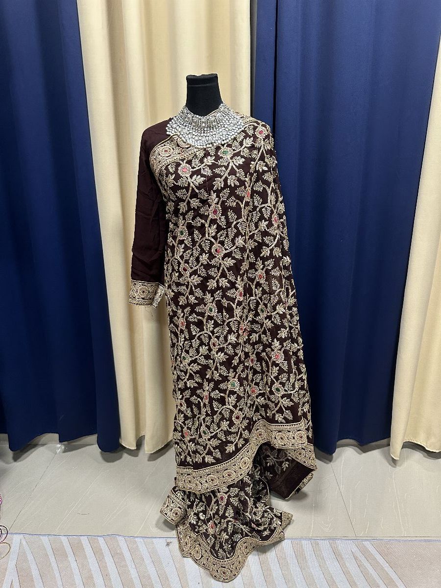 Grand Rich Brown Saree