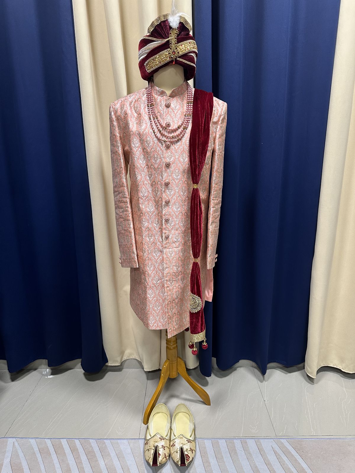 Grand Sherwani Peach