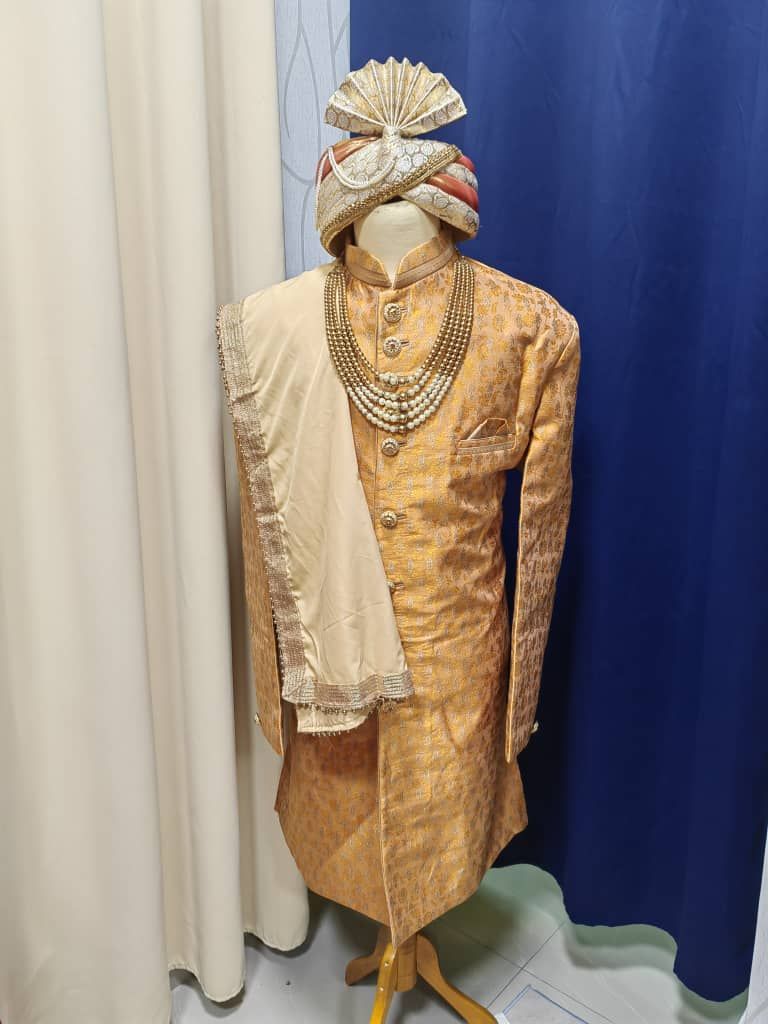 Grand Sherwani Orange