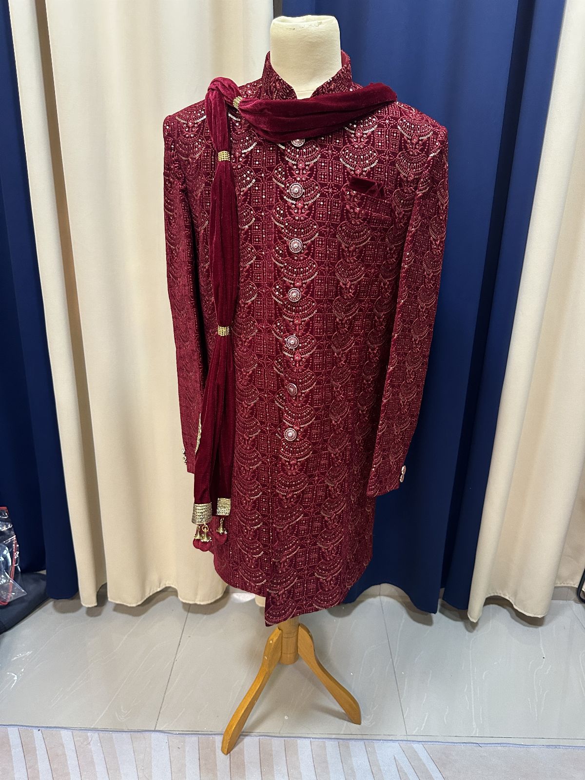 Grand Sherwani Maroon