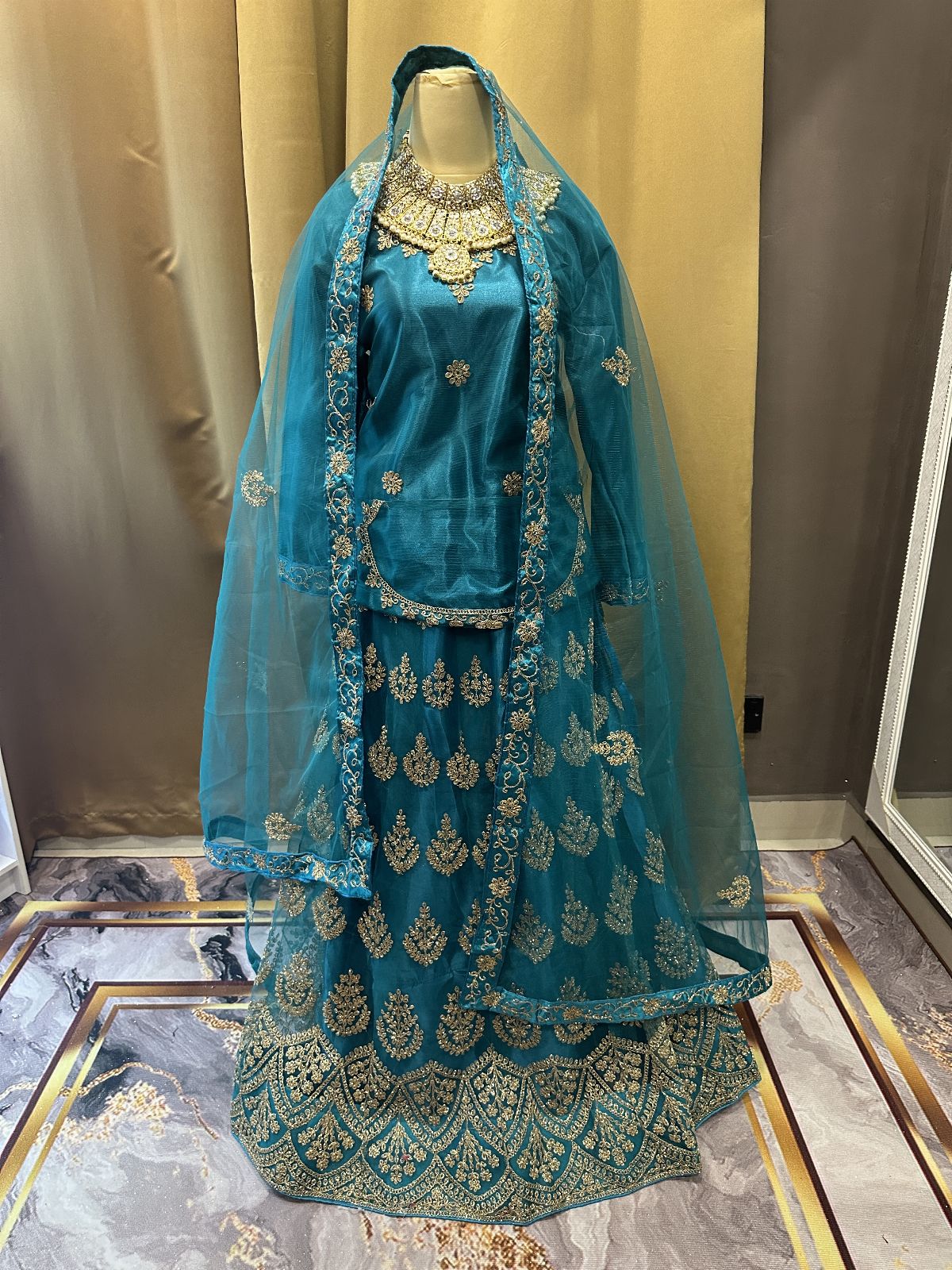 Party Turqoise Blue Lengha